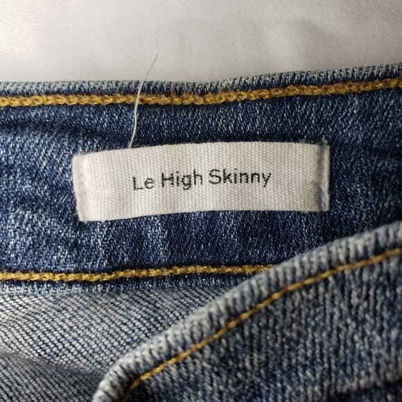 Frame Le High Skinny raw untrimmed hem size 31 - Picture 4 of 8